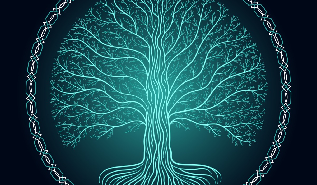El Yggdrasill, o árbol de la vida, mantenía unidos a los distintos mundos del universo nórdico. 