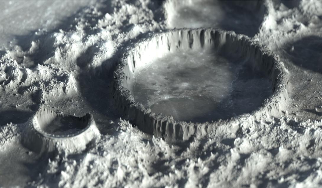 Descubren estructuras ocultas a 300 metros bajo la superficie de la Luna-0